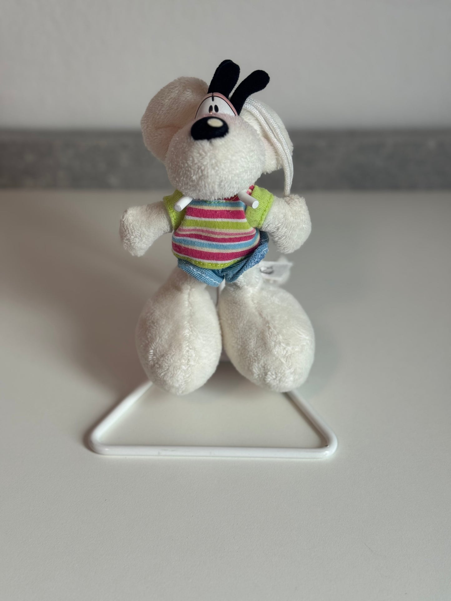 Diddl-Anhänger Weiß Klein