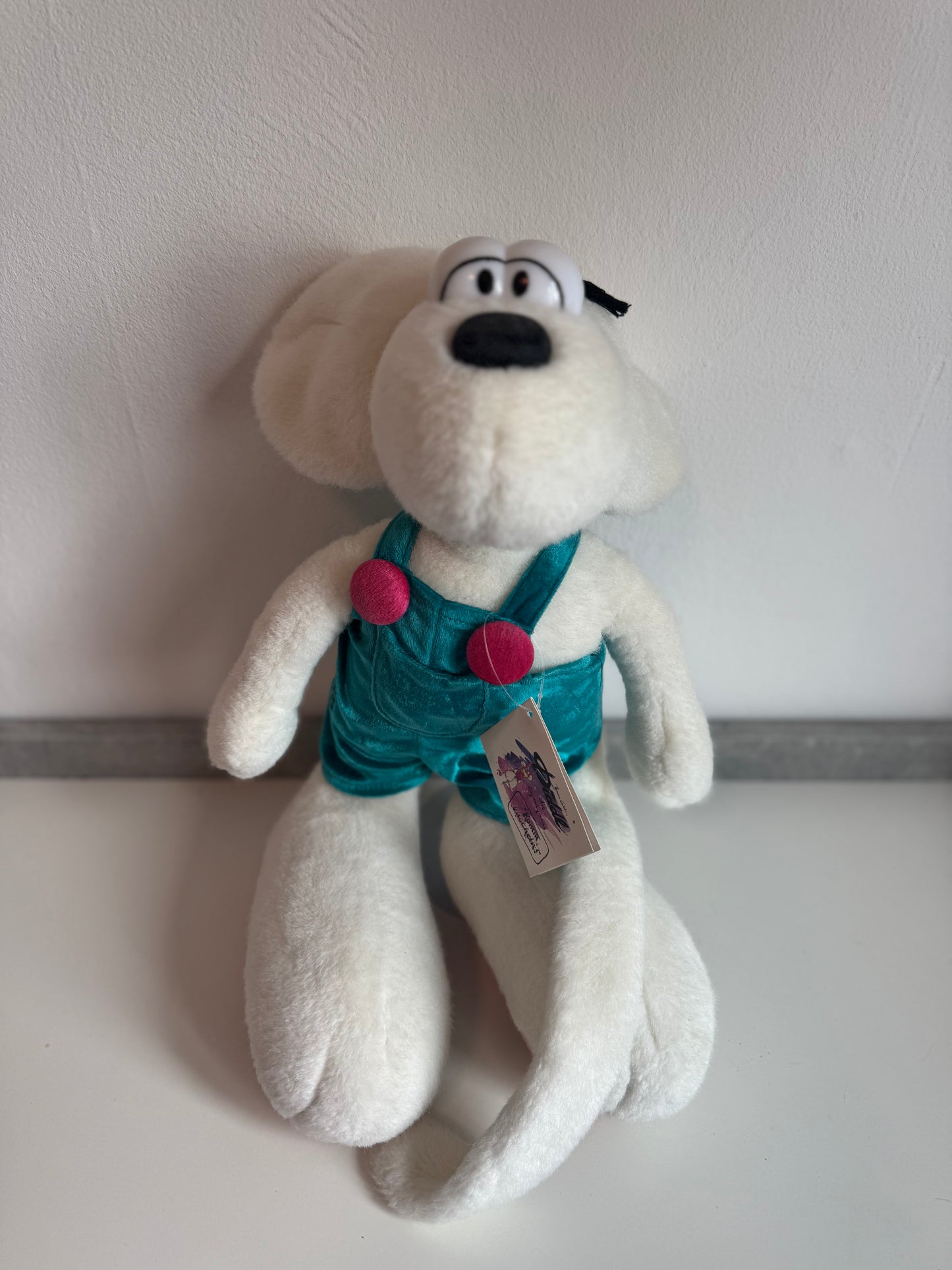 Diddl Weiß First Edition mit Etikett 40cm groß