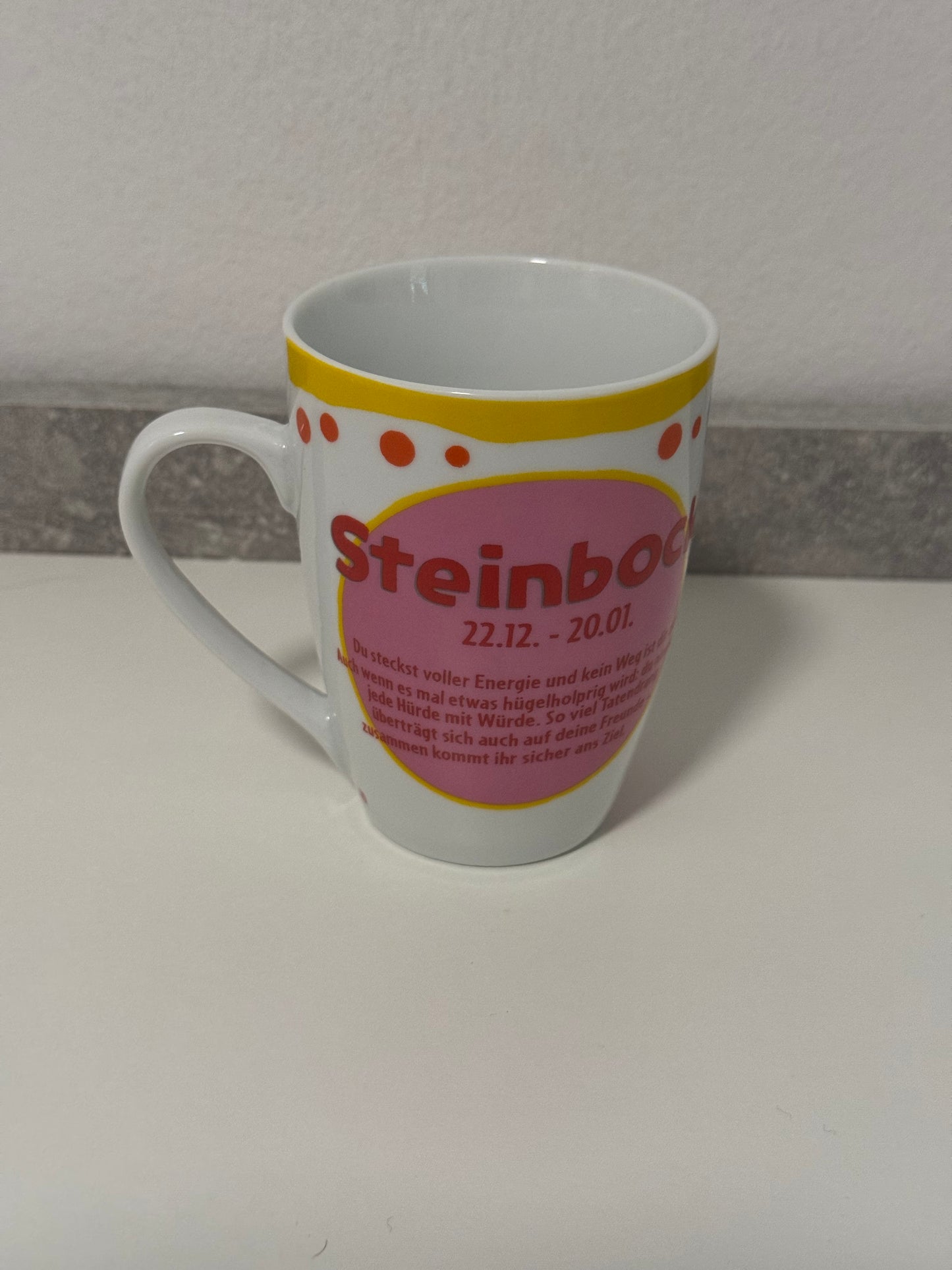 Steinbock Tasse