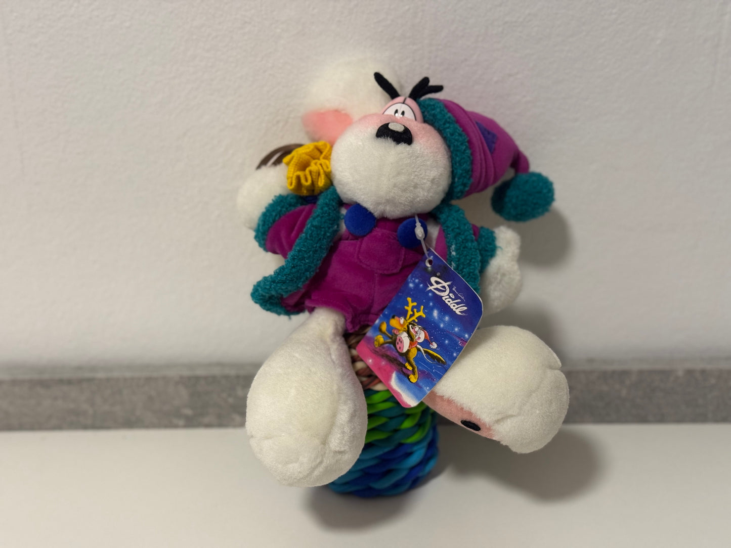 Diddl Weihnachtsmann mit Etikett Klein