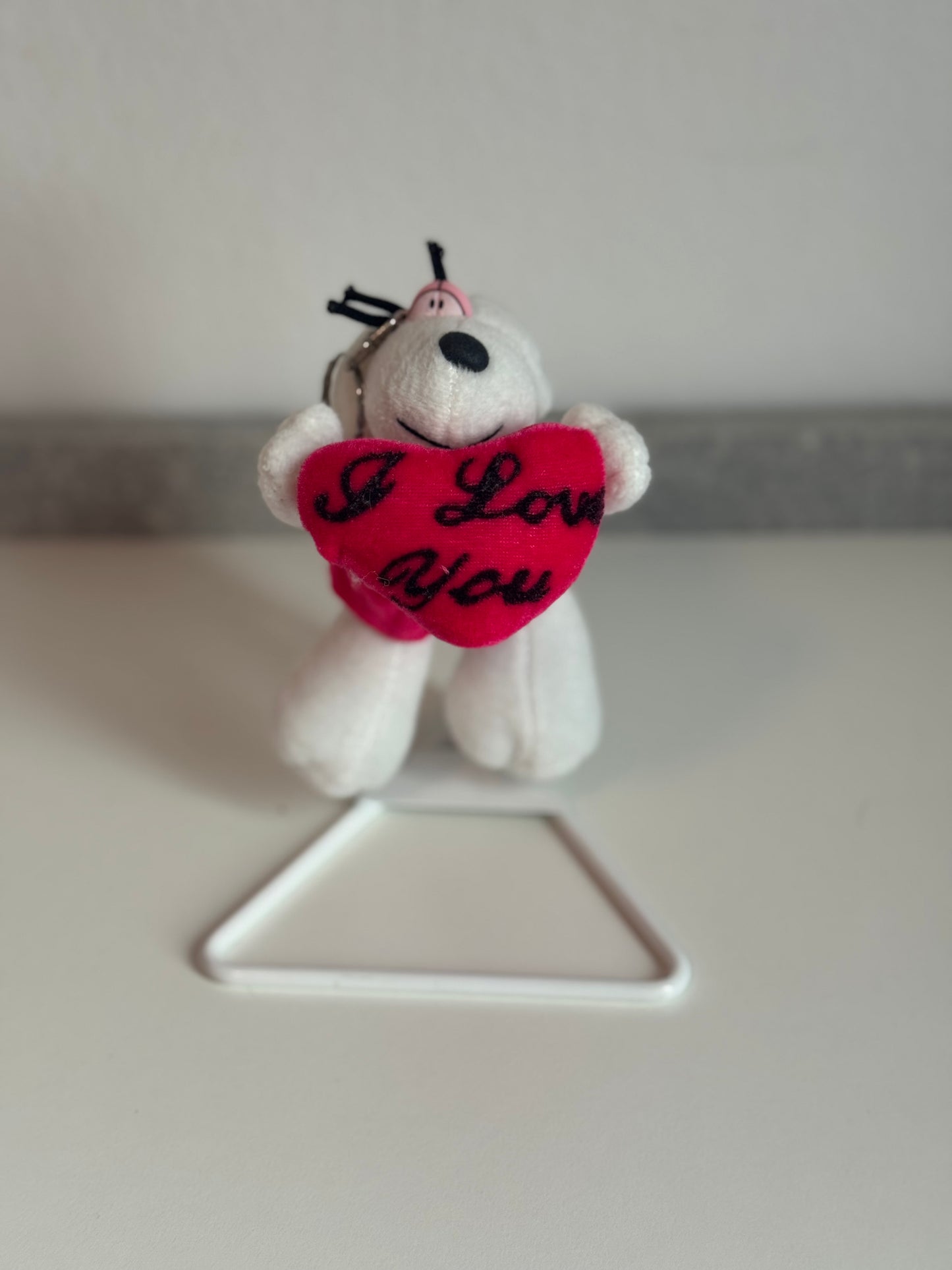 Diddl-Anhänger Weiß Klein