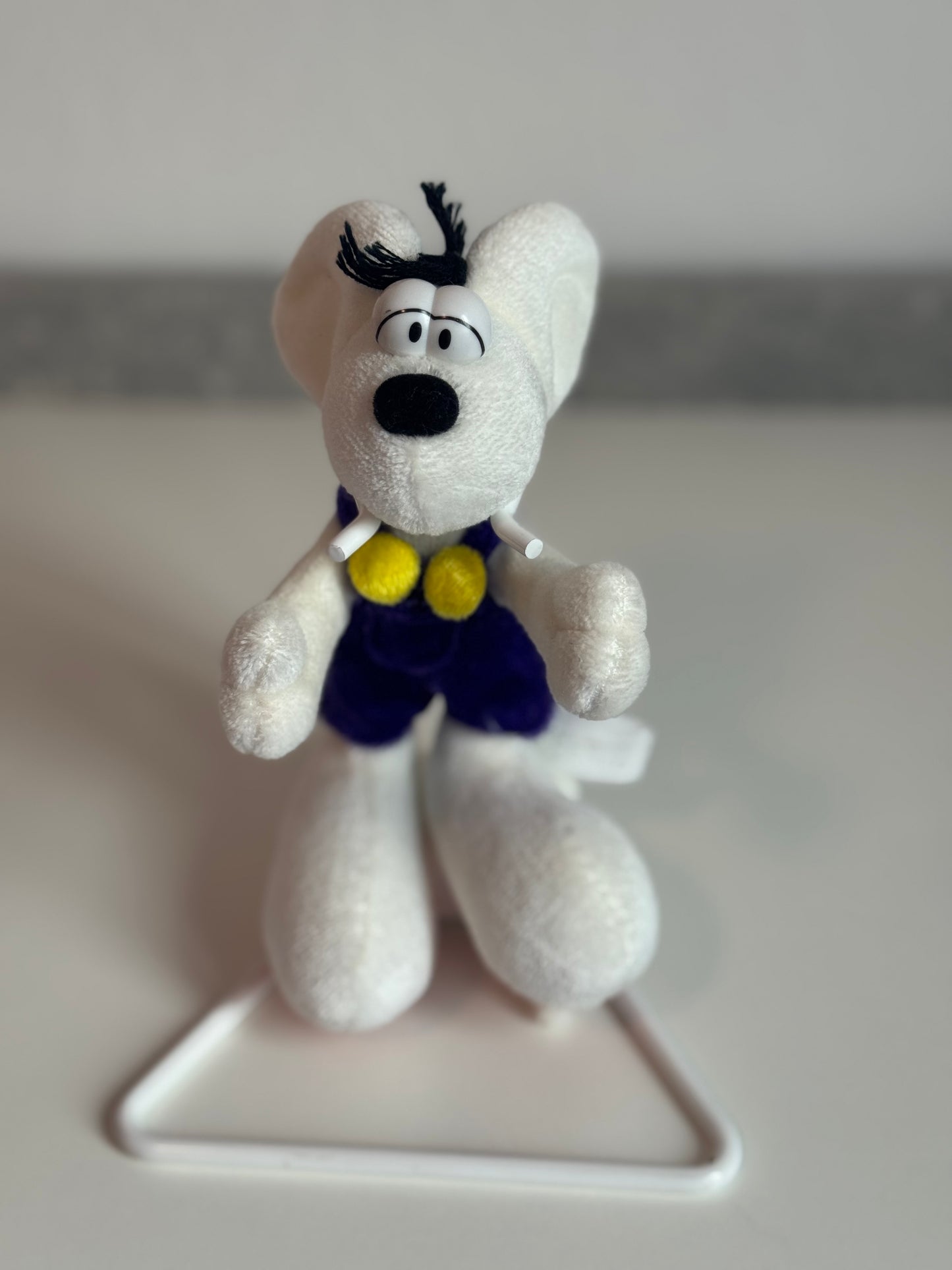 Diddl Blaue Latzhose und gelbe Knöpfe Mini