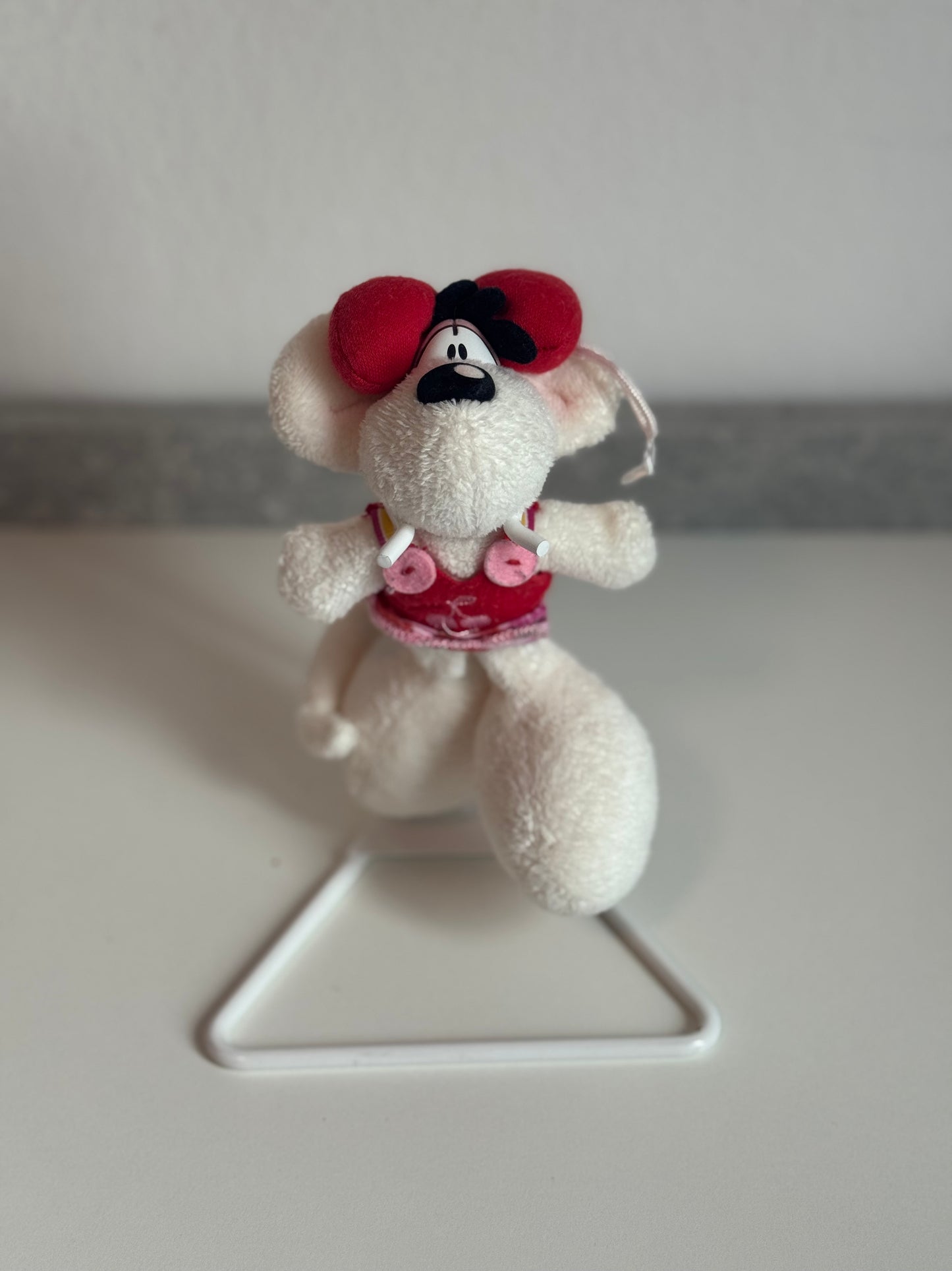 Diddlina-Anhänger Klein Weiß