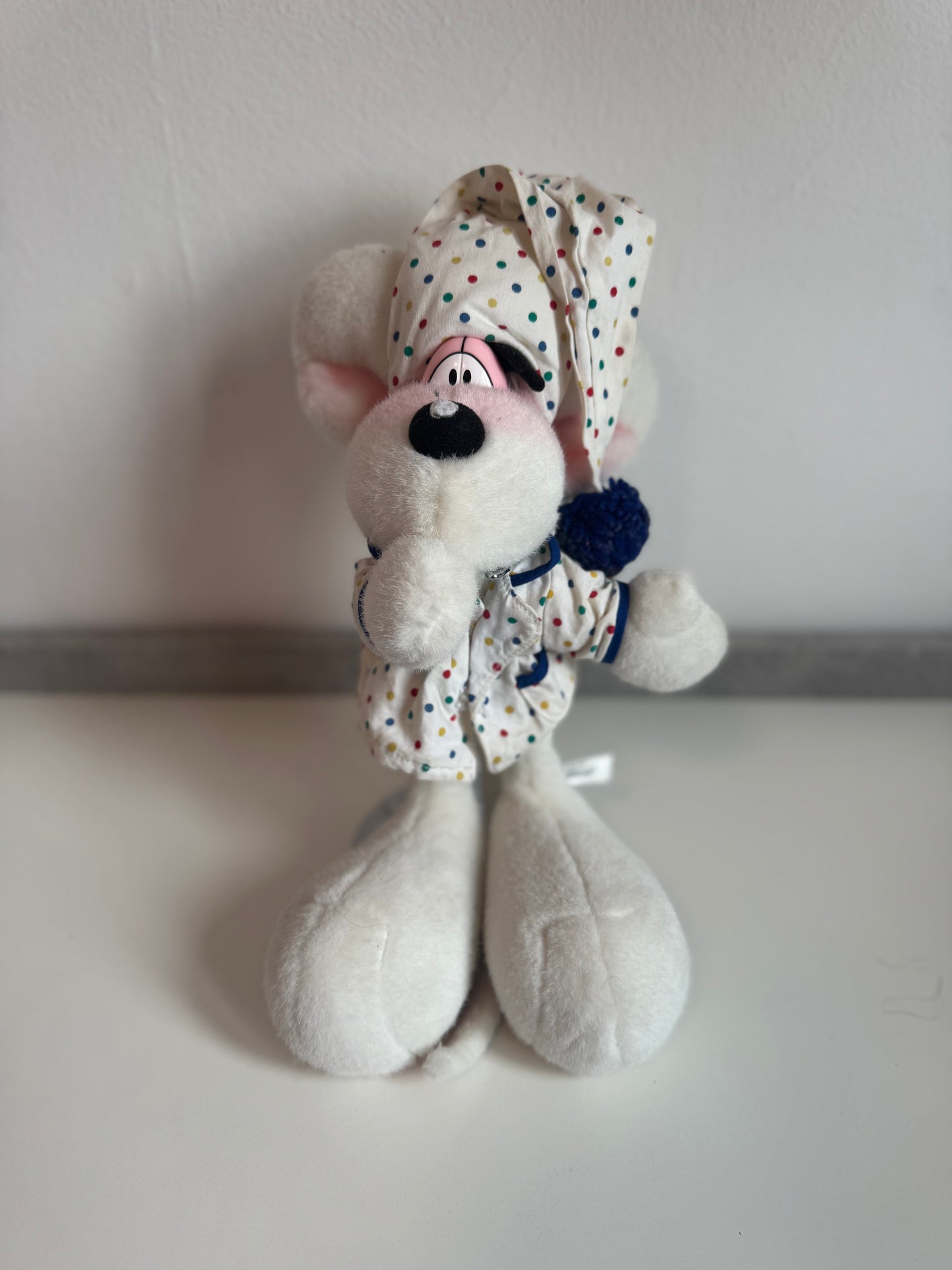 Diddl Weiß mit Schlafanzug