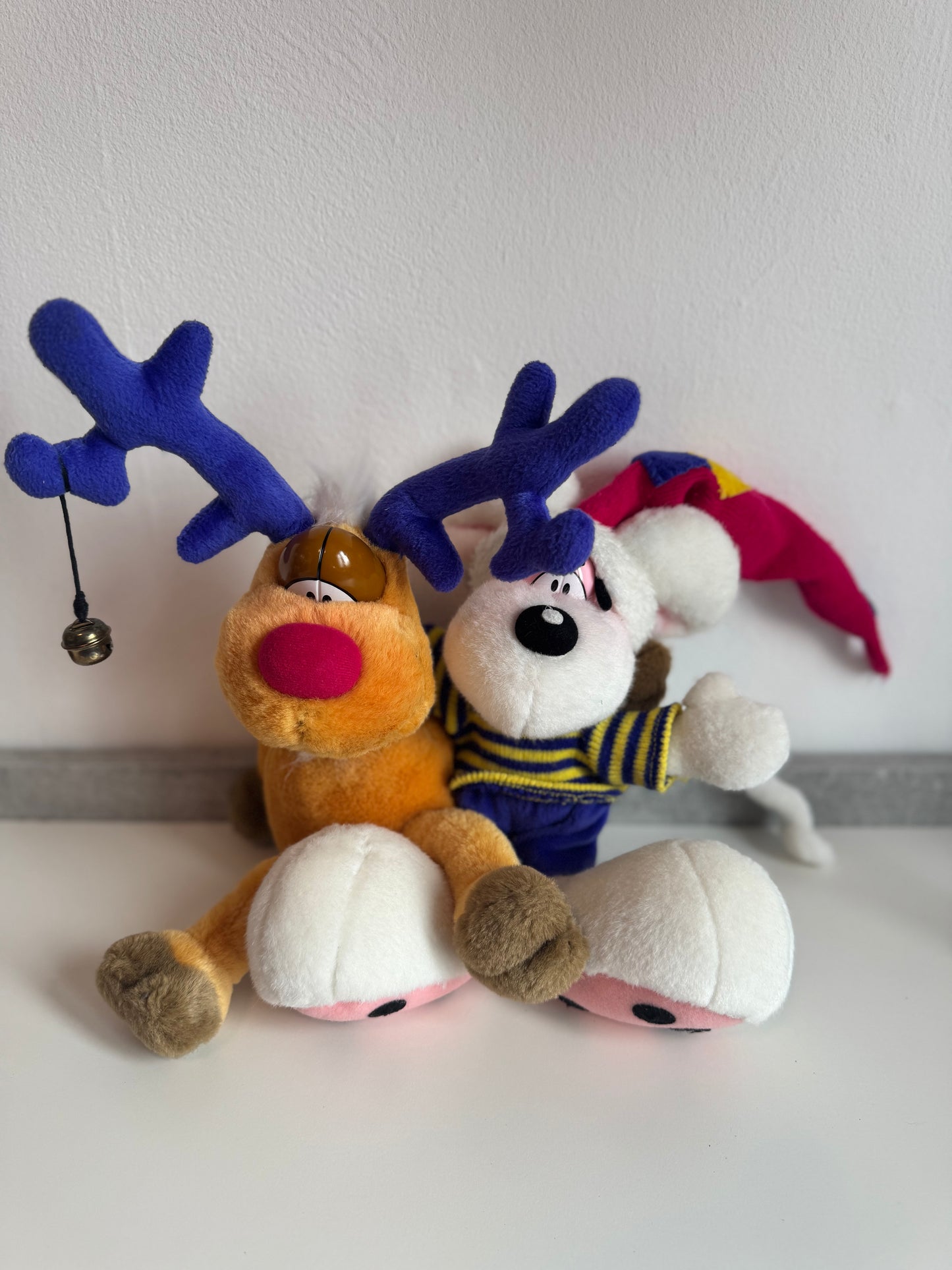 Diddl mit Rentier und Glöckchen Groß