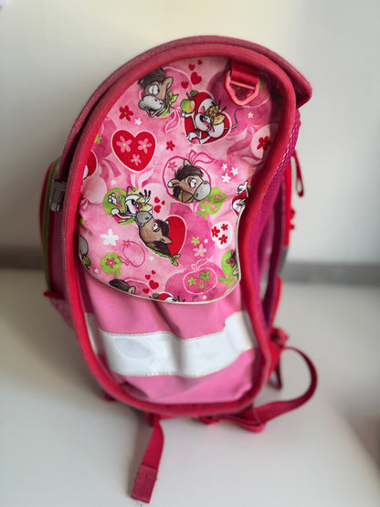 Schultaschen Set mit Federschachtel Geldtasche und Sporttasche