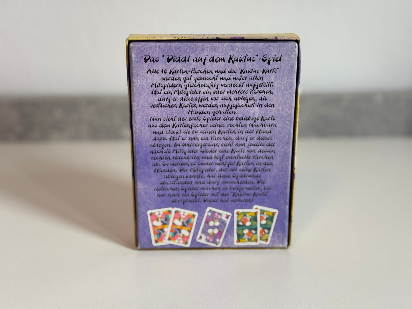 Diddl auf dem Kaktus das schadenfrohe Kartenspiel