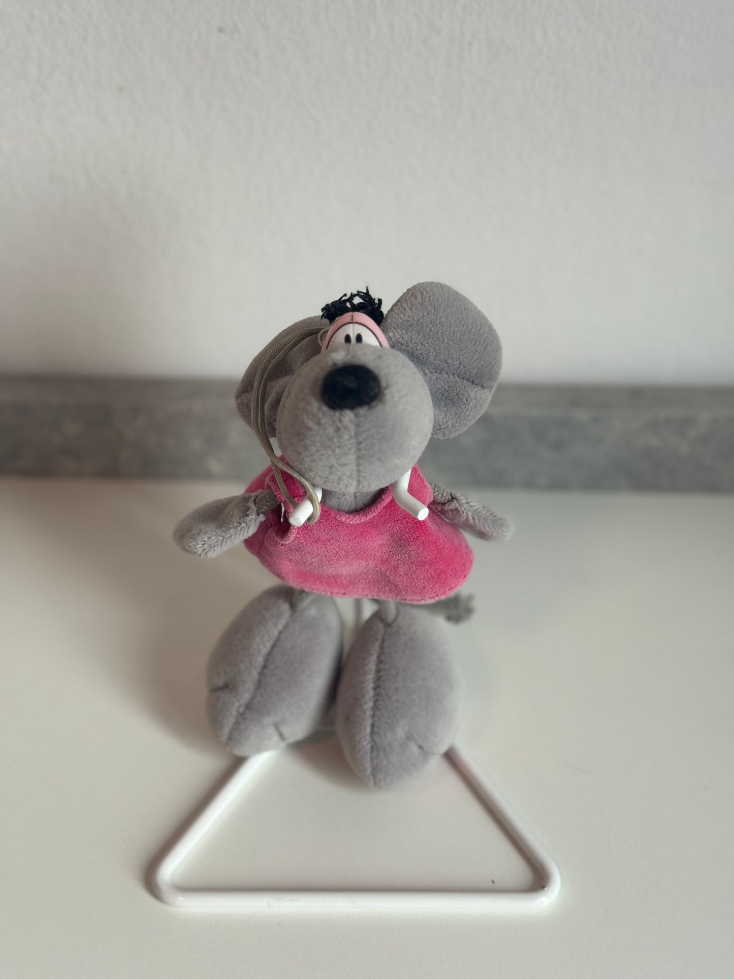 Diddl-Anhänger Grau klein