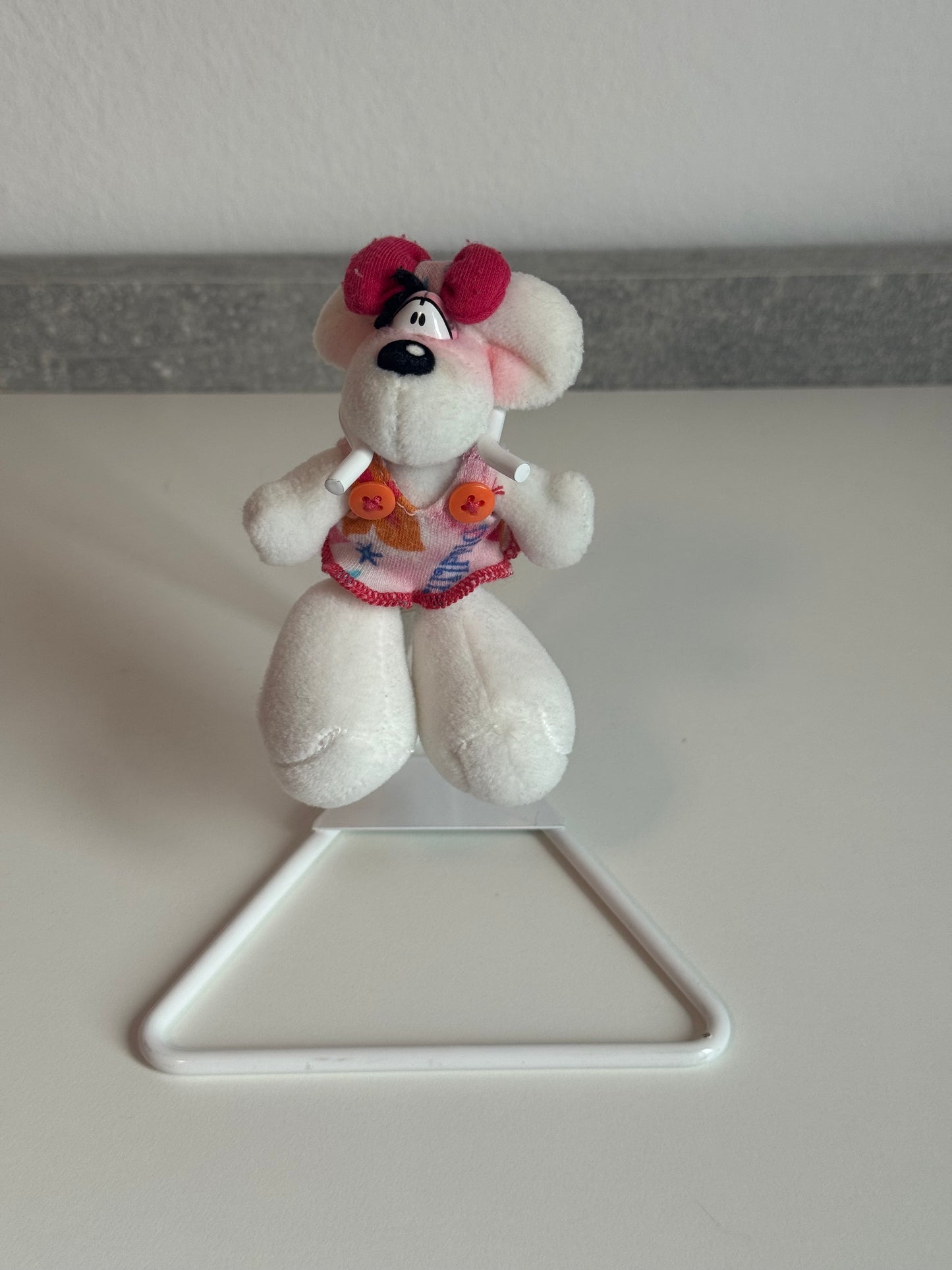 Diddlina-Anhänger Weiß Klein