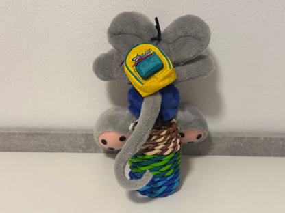 Diddl Grau mit Rucksack