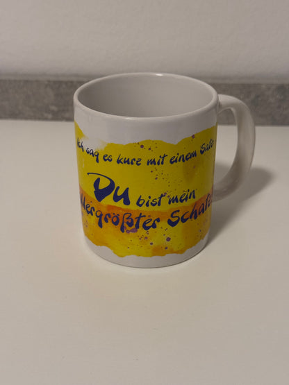 Du bist mein größter Schatz Tasse