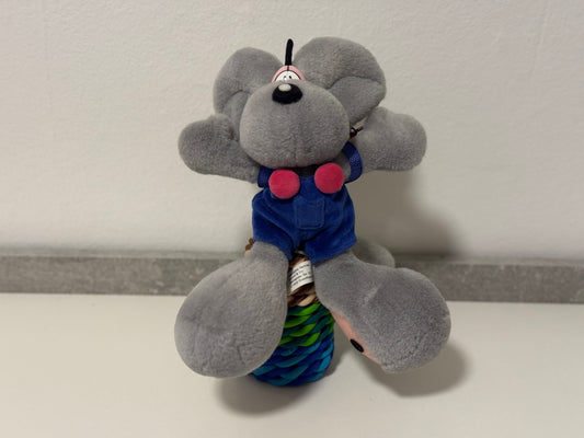 Diddl Grau mit Rucksack